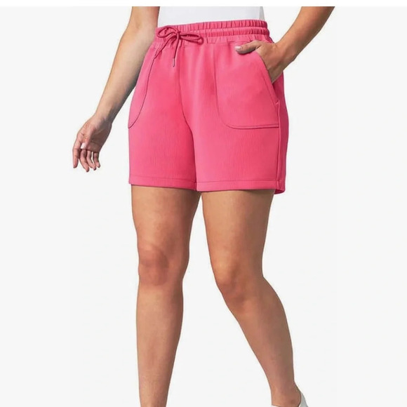 Mondetta Pants - NWT Mondetta Womens Soft Ribbed Active Shorts  pink moisture wicking Size S